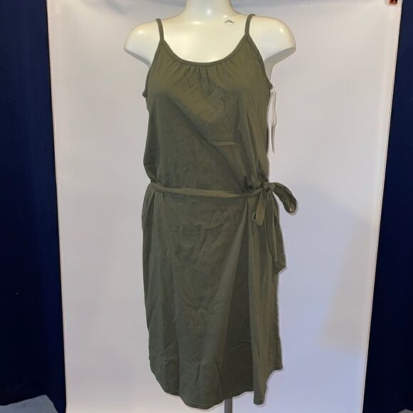 Ana spaghetti army green lounge dress size xs - Picture 1 of 5